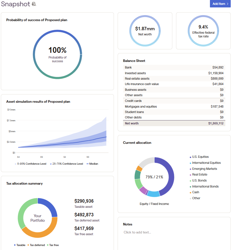 Adaptive Financial Planning Dashboard