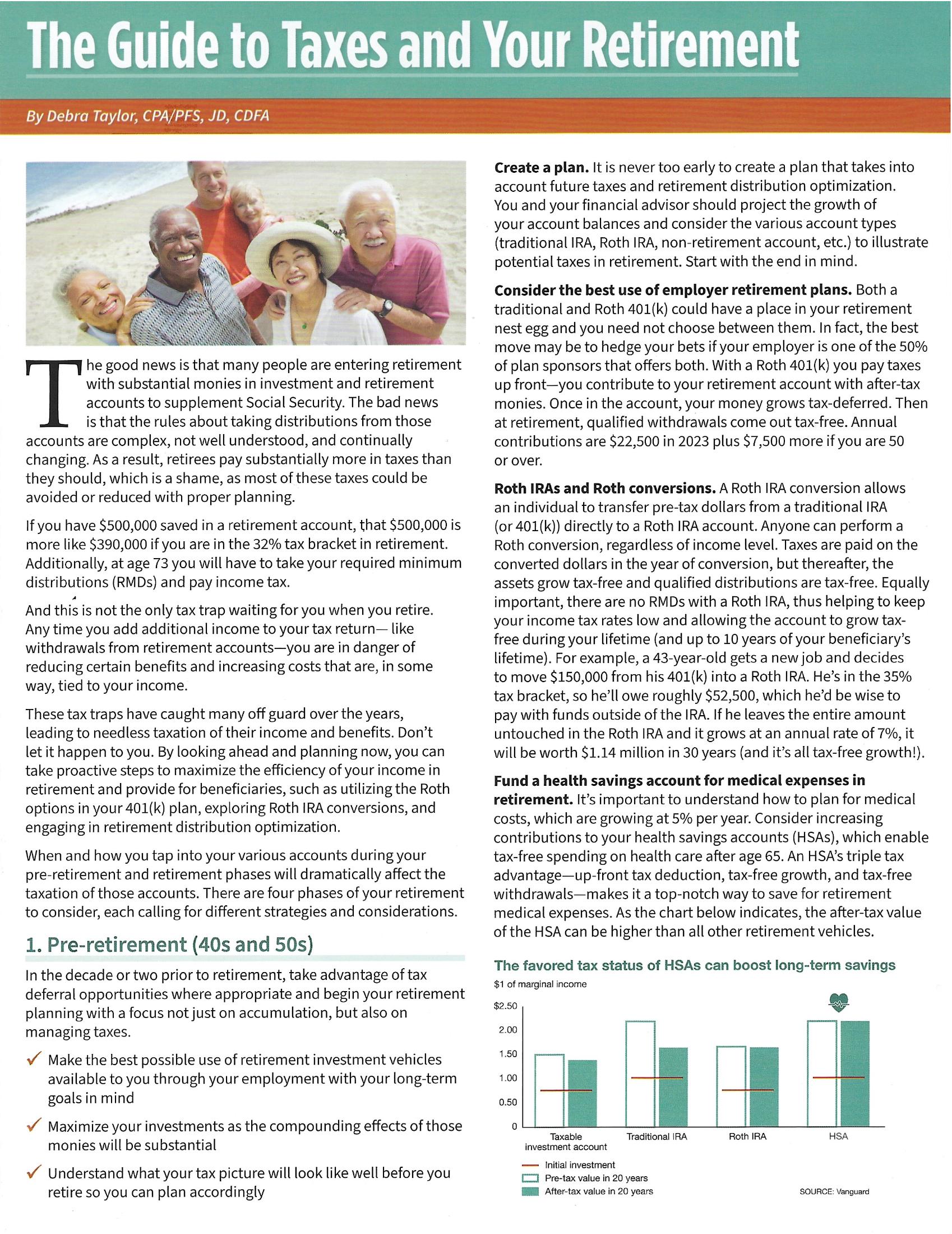 The Retirement Tax Planning Playbook